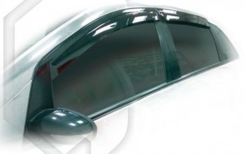 Дефлектора окон CA-Plastic Mercedes-Benz B-Class W245/T245 хэтчбэк (2005-2011) (Classic полупрозрачный, Без хром.молдинга)