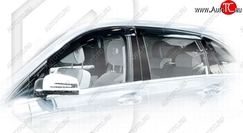 1 899 р. Дефлектора окон CA-Plastiс  Mercedes-Benz B-Class  W246/T246 (2011-2018) хэтчбэк (Classic полупрозрачный, Без хром.молдинга)  с доставкой в г. Майкоп