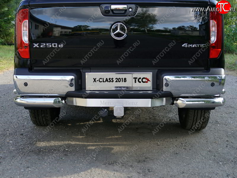 19 699 р. Фаркоп (тягово-сцепное устройство) TCC (надпись Mercedes-Benz)  Mercedes-Benz X class  W470 (2017-2020) (Оцинкованный, шар E)  с доставкой в г. Майкоп