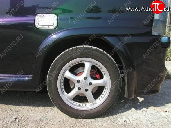 3 749 р. Накладки на задний бампер CT Mercedes-Benz Vito W638 (1996-2003) (Неокрашенная)  с доставкой в г. Майкоп