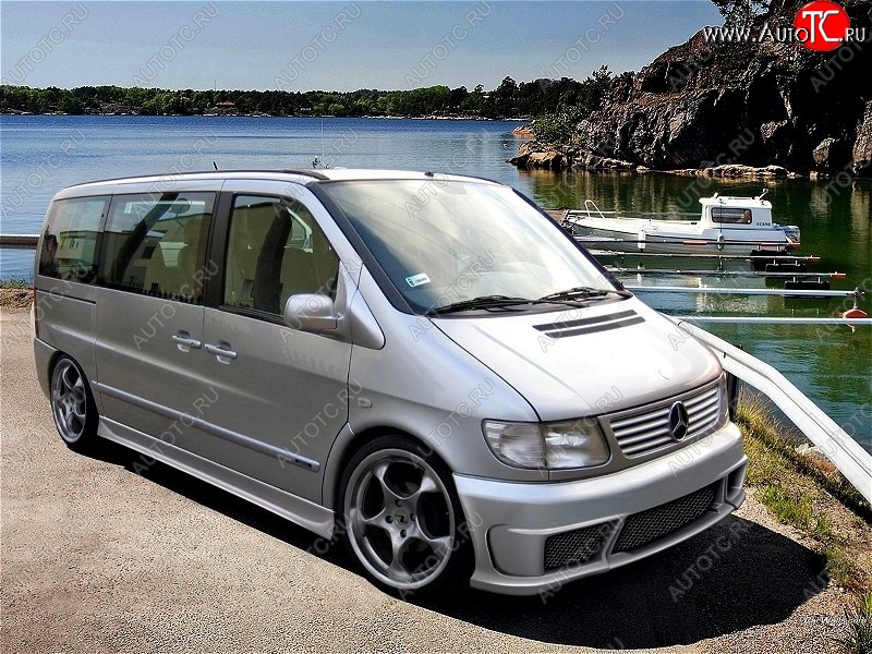 15 299 р. Пороги накладки R1 Mercedes-Benz Vito W638 (1996-2003)  с доставкой в г. Майкоп