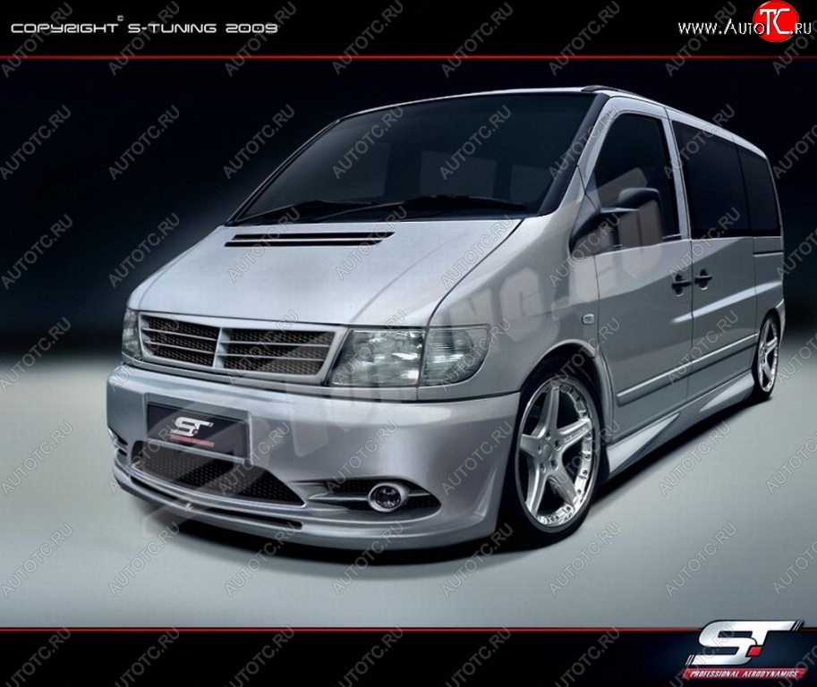 14 199 р. Пороги накладки Wild Mercedes-Benz Vito W638 (1996-2003)  с доставкой в г. Майкоп