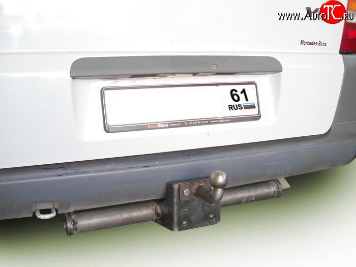 57 999 р. Фаркоп Лидер Плюс (до 1200 кг) Mercedes-Benz Vito W638 (1996-2003) (Без электропакета)  с доставкой в г. Майкоп