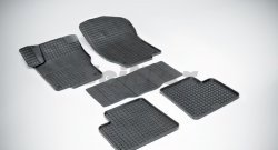 Износостойкие коврики в салон с рисунком Сетка SeiNtex Premium 4 шт. (резина) Mercedes-Benz GL class  X164 (2006-2012) дорестайлинг, рестайлинг