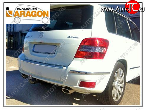 22 699 р. Фаркоп Aragon. (шар A) Mercedes-Benz GLK class X204 дорестайлинг (2008-2012)  с доставкой в г. Майкоп