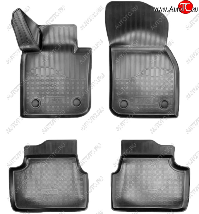 2 149 р. Коврики салонные Noplast (3D)  Mini Hatch  F55 (2014-2025) хэтчбэк 5 дв. (Черные)  с доставкой в г. Майкоп