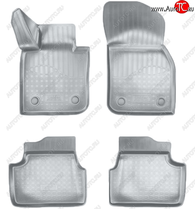 2 489 р. Коврики салонные Noplast (3D)  Mini Hatch  F55 (2014-2025) хэтчбэк 5 дв. (Серые)  с доставкой в г. Майкоп