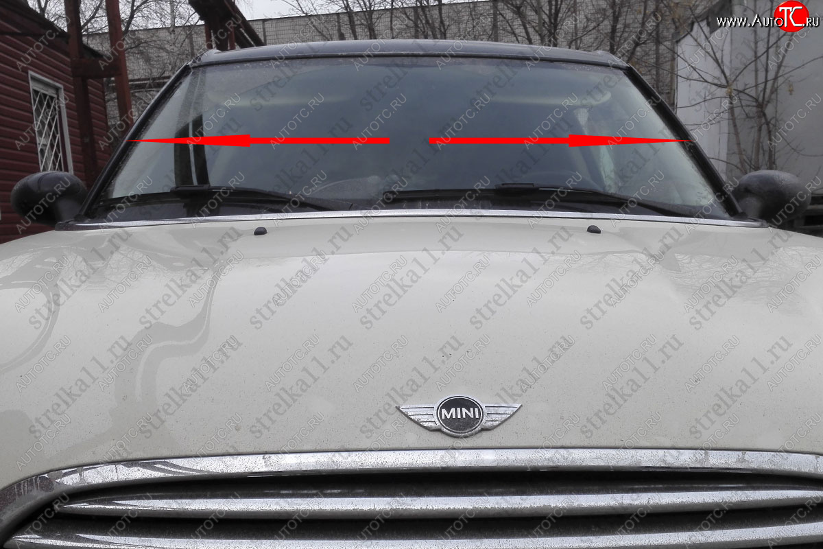 1 699 р. Водостоки (дефлектора) лобового стекла Стрелка 11 Mini Cooper (2006-2014) с доставкой в г. Майкоп Увеличить фотографию 1 1 699 р. Водостоки (дефлектора) лобового стекла Стрелка 11 Mini Cooper (2006-2014) с доставкой в г. Майкоп