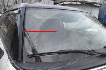 1 699 р. Водостоки (дефлектора) лобового стекла Стрелка 11 Mini Cooper (2006-2014)  с доставкой в г. Майкоп. Увеличить фотографию 2