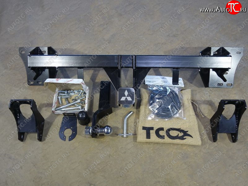 19 999 р. Фаркоп (тягово-сцепное устройство) TCC  Mitsubishi Eclipse Cross  GK (2017-2021) дорестайлинг (Оцинкованный, шар E - нержавейка)  с доставкой в г. Майкоп