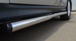 76 999 р. Защита порогов из круглой трубы диаметром 63 мм Russtal Mitsubishi ASX 1-ый рестайлинг (2013-2016) (Защита порогов с со скосами на торцах (вариант 1))  с доставкой в г. Майкоп. Увеличить фотографию 7