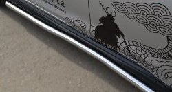 76 999 р. Защита порогов из круглой трубы диаметром 63 мм Russtal Mitsubishi ASX 1-ый рестайлинг (2013-2016) (Защита порогов с со скосами на торцах (вариант 1))  с доставкой в г. Майкоп. Увеличить фотографию 9