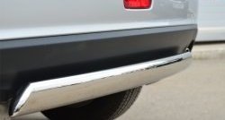 10 949 р. Защита заднего бампера (Ø75x42 мм, нержавейка) Russtal Mitsubishi ASX 1-ый рестайлинг (2013-2016)  с доставкой в г. Майкоп. Увеличить фотографию 2