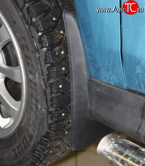 2 379 р. Передние брызговики NovLine 2 шт. Mitsubishi ASX дорестайлинг (2010-2012)  с доставкой в г. Майкоп