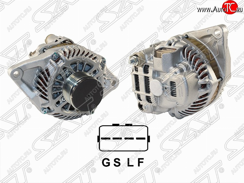 12 649 р. Генератор SAT (12V, 120A) Mitsubishi Outlander XL (CW)  дорестайлинг (2005-2009)  с доставкой в г. Майкоп