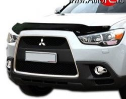 Дефлектор капота NovLine long Mitsubishi ASX 2-ой рестайлинг (2017-2020)