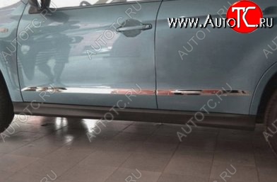 4 399 р. Молдинги CT Mitsubishi ASX дорестайлинг (2010-2012) (Неокрашенные)  с доставкой в г. Майкоп