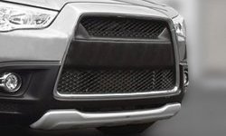 22 699 р. Накладка на передний бампер CT v2 Mitsubishi ASX дорестайлинг (2010-2012) (Неокрашенная)  с доставкой в г. Майкоп. Увеличить фотографию 2