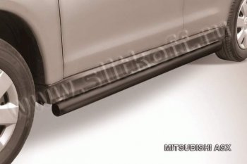 Защита порогов Slitkoff Mitsubishi ASX (2010-2012) дорестайлинг