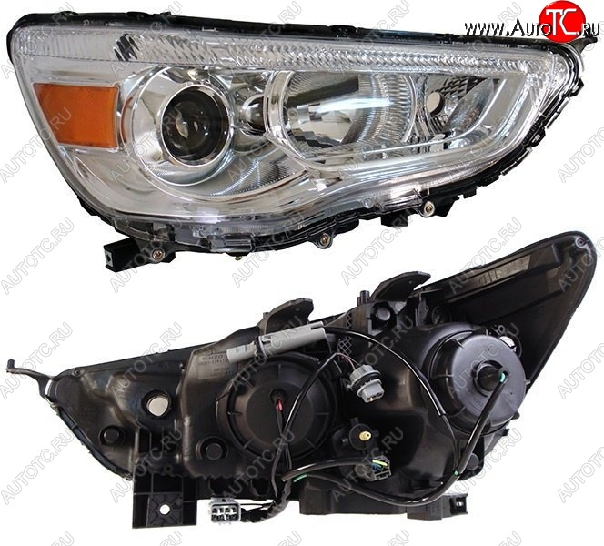 8 899 р. Правая передняя фара SAT Mitsubishi ASX дорестайлинг (2010-2012)  с доставкой в г. Майкоп