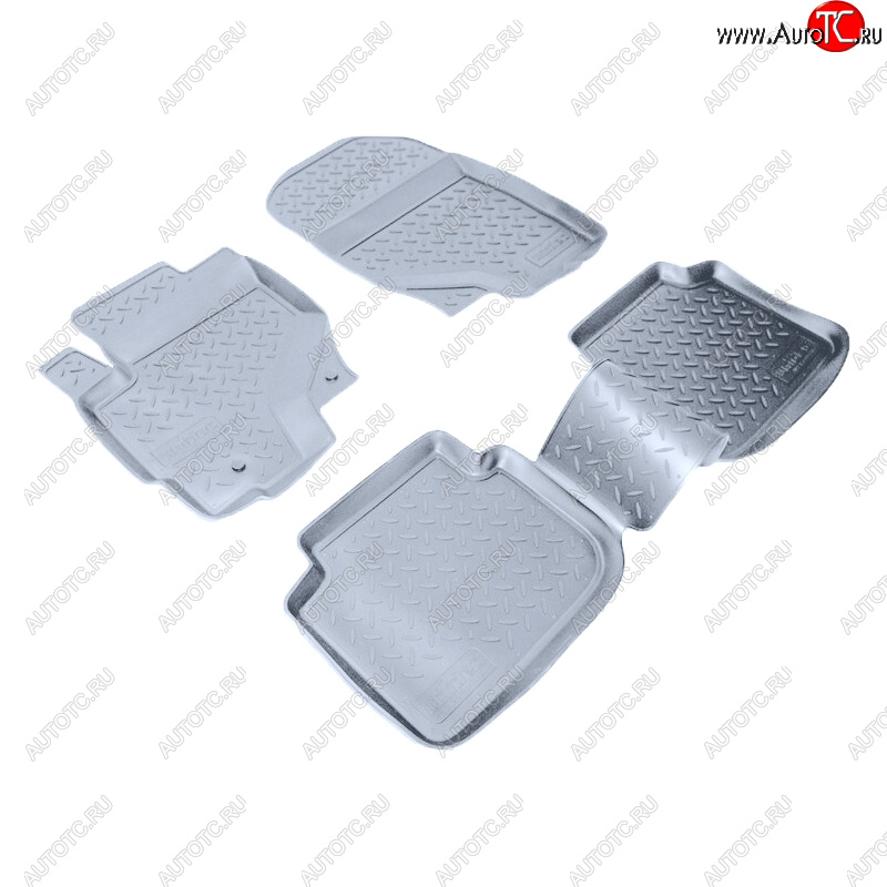 2 599 р. Коврики салона Norplast Unidec  Mitsubishi Colt ( Z20, Z30 хэтчбэк 3 дв.,  Z30) (2002-2009) дорестайлинг, хэтчбэк 5 дв. дорестайлинг (Цвет: серый)  с доставкой в г. Майкоп