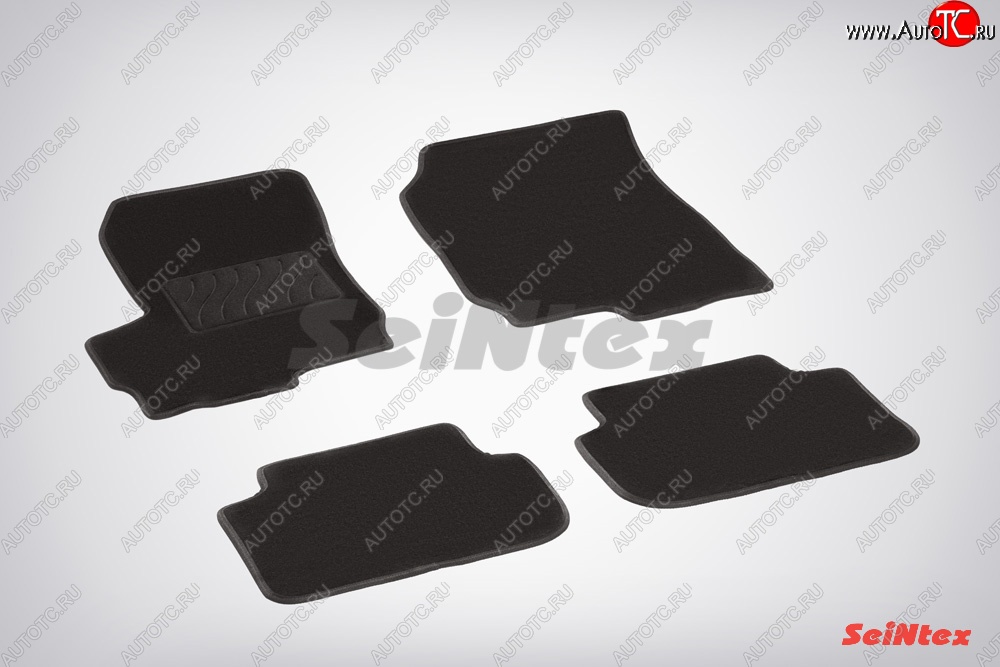 2 899 р. Износостойкие коврики в салон SeiNtex Premium LUX 4 шт. (ворсовые) Mitsubishi Colt Z20, Z30 хэтчбэк 3 дв. дорестайлинг (2002-2009)  с доставкой в г. Майкоп