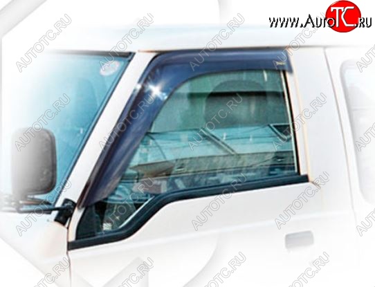 1 839 р. Дефлектора окон CA-Plastiс  Mitsubishi Delica (1986-1999) (Classic полупрозрачный, Без хром.молдинга)  с доставкой в г. Майкоп