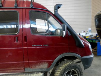 3 699 р. Шноркель Автовентури Mitsubishi L400 (1994-2006)  с доставкой в г. Майкоп. Увеличить фотографию 3
