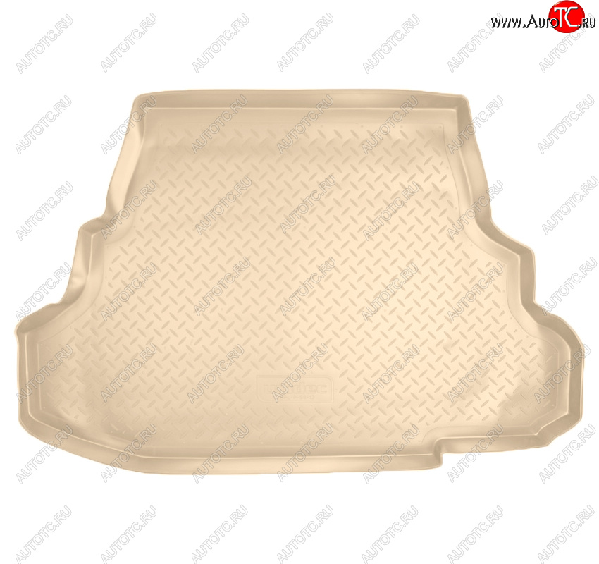 2 159 р. Коврик багажника Norplast Unidec  Mitsubishi Galant  9 (2004-2009) седан (Цвет: бежевый)  с доставкой в г. Майкоп