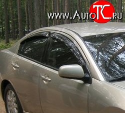999 р. Комплект дефлекторов окон (ветровиков) 4 шт. (седан) Russtal Mitsubishi Galant 9 седан (2004-2009)  с доставкой в г. Майкоп