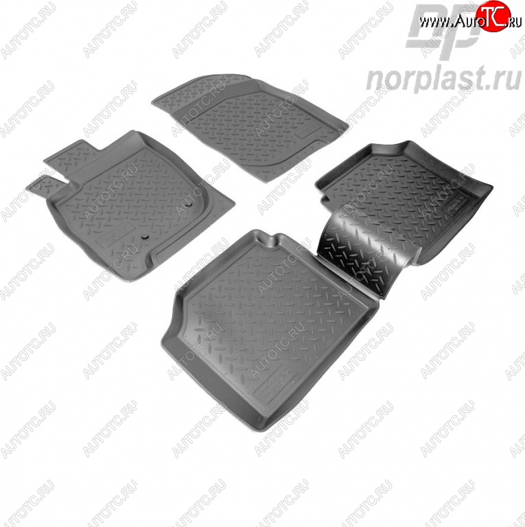 2 599 р. Комплект ковриков в салон Norplast  Mitsubishi Galant  9 (2004-2009) седан  с доставкой в г. Майкоп