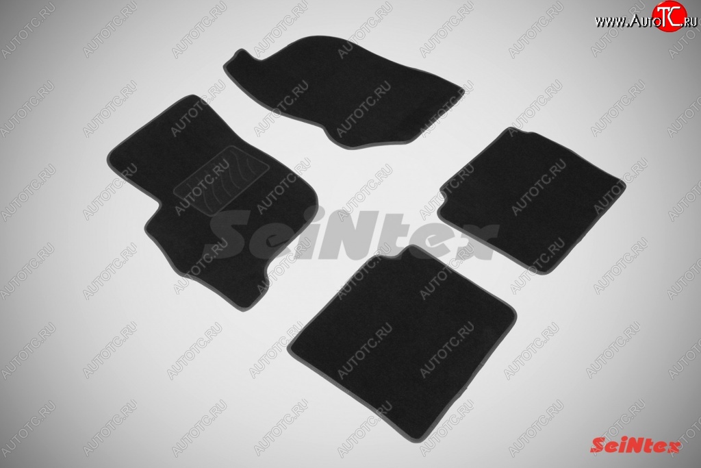 2 999 р. Износостойкие коврики в салон SeiNtex Premium LUX 4 шт. (ворсовые)  Mitsubishi Galant  9 (2004-2009) седан  с доставкой в г. Майкоп