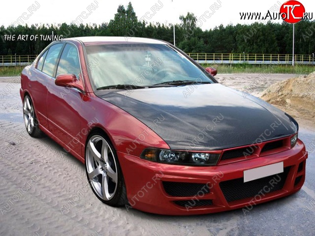 22 899 р. Передний бампер Weber Sport Mitsubishi Galant 8  дорестайлинг седан (1996-1998)  с доставкой в г. Майкоп