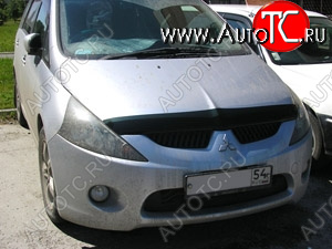 4 599 р. Дефлектор капота SIM Mitsubishi Grandis (2003-2009)  с доставкой в г. Майкоп