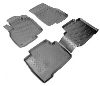 Комплект ковриков в салон Norplast Unidec Mitsubishi Grandis (2003-2009) (Цвет: черный)