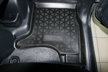 6 399 р. Комплект ковриков салона Element (полиуретан) Mitsubishi i-Miev (2009-2018) (Черные)  с доставкой в г. Майкоп. Увеличить фотографию 3