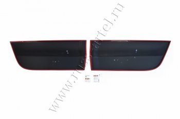 11 449 р. Молдинги дверей RA (комплект) Mitsubishi L200 5 KK,KL дорестайлинг (2015-2019) (Поверхность глянец (под окраску), Неокрашенные)  с доставкой в г. Майкоп. Увеличить фотографию 6