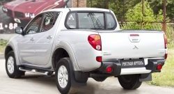 2 269 р. Брызговики задние RA (выносом 50 мм) Mitsubishi L200 5 KK,KL дорестайлинг (2015-2019)  с доставкой в г. Майкоп. Увеличить фотографию 2