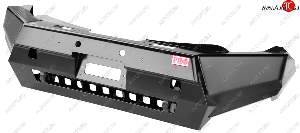 56 839 р. Бампер передний силовой РИФ Mitsubishi L200 5 KK,KL дорестайлинг (2015-2019) (С защитой бачка омывателя)  с доставкой в г. Майкоп