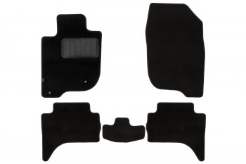 Текстильные коврики салона пикап Klever Premium Mitsubishi L200 5 KK,KL дорестайлинг (2015-2019) (Черные)