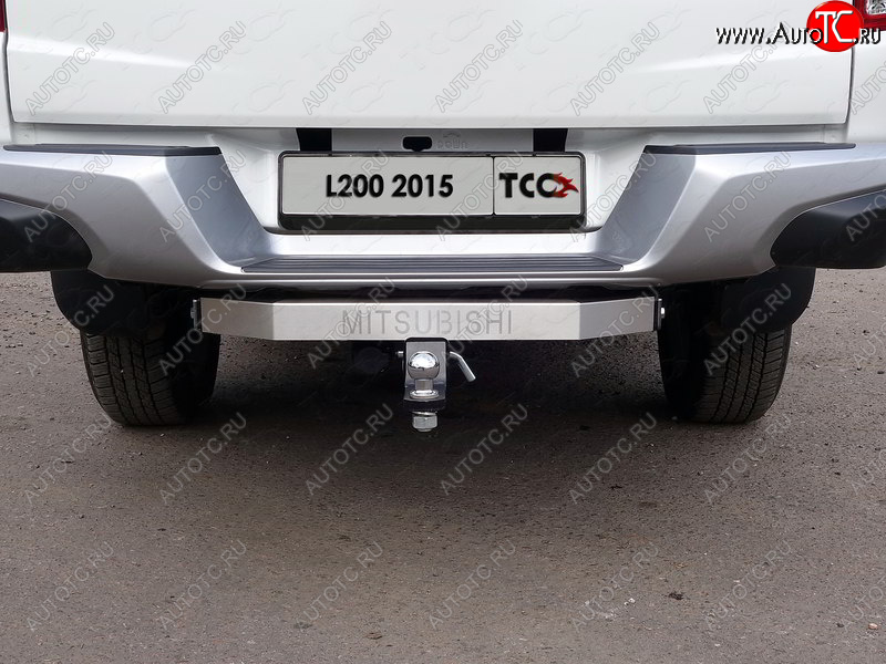 19 799 р. Фаркоп (тягово-сцепное устройство) TCC Тюнинг Mitsubishi L200 5 KK,KL дорестайлинг (2015-2019) (Оцинкованный, шар E)  с доставкой в г. Майкоп