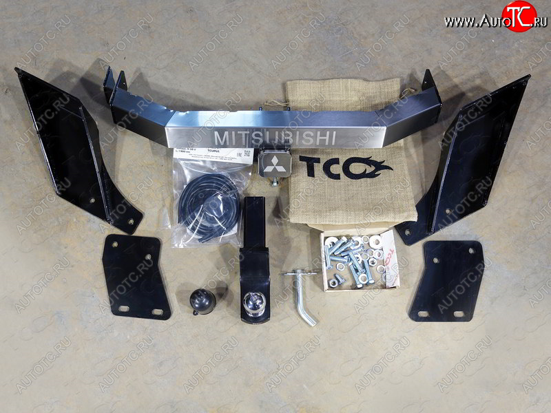 20 649 р. Фаркоп (тягово-сцепное устройство) TCC  Mitsubishi L200  5 KK,KL (2015-2022) дорестайлинг, рестайлинг (оцинкованный, шар Е)  с доставкой в г. Майкоп