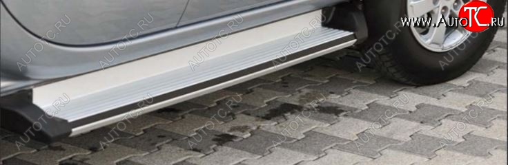 12 399 р. Подножки боковые WINBO Mitsubishi L200 5 KK,KL дорестайлинг (2015-2019)  с доставкой в г. Майкоп