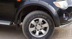 14 799 р. Расширители арок RA (комплект, 90 мм, Standart) Mitsubishi L200 5 KK,KL рестайлинг (2018-2022) (Поверхность шагрень)  с доставкой в г. Майкоп. Увеличить фотографию 5