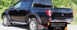 23 999 р. Накладки на колёсные арки RA (усиленные) Mitsubishi L200 4  дорестайлинг (2006-2014) (Плверхность глянец (подд окраску), Неокрашенные)  с доставкой в г. Майкоп. Увеличить фотографию 2
