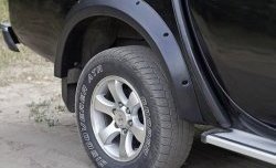 14 799 р. Расширители арок RA (комплект, 90 мм, Standart) Mitsubishi L200 5 KK,KL рестайлинг (2018-2022) (Поверхность шагрень)  с доставкой в г. Майкоп. Увеличить фотографию 7