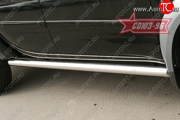 13 499 р. Защита порогов Souz-96 (d76) Mitsubishi L200 5 KK,KL рестайлинг (2018-2022)  с доставкой в г. Майкоп