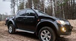 11 199 р. Пластиковый шноркель RA Mitsubishi L200 5 KK,KL рестайлинг (2018-2022)  с доставкой в г. Майкоп. Увеличить фотографию 2
