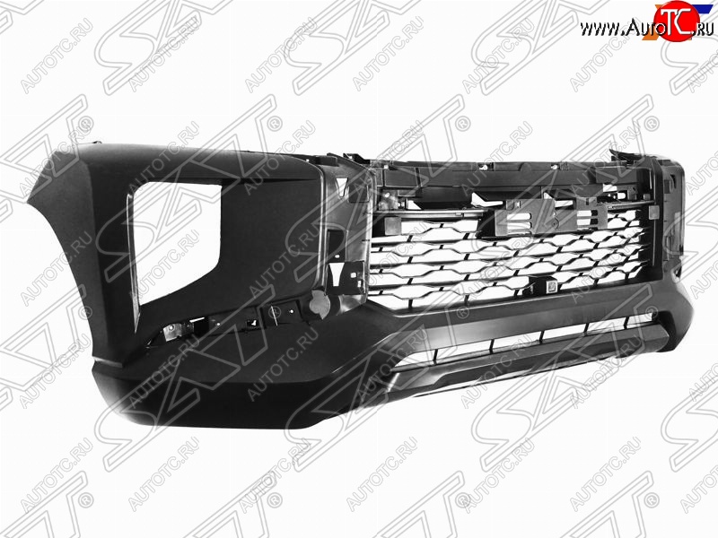 13 449 р. Передний бампер (с решеткой) SAT Mitsubishi L200 5 KK,KL рестайлинг (2018-2022) (Неокрашенный)  с доставкой в г. Майкоп