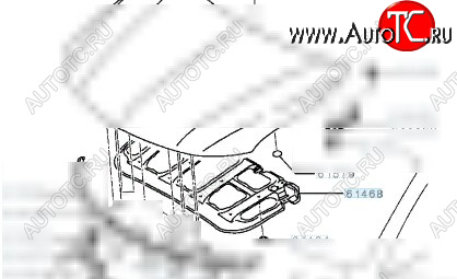 7 749 р. Шумоизоляция капота MITSUBISHI Mitsubishi L200 5 KK,KL рестайлинг (2018-2022)  с доставкой в г. Майкоп